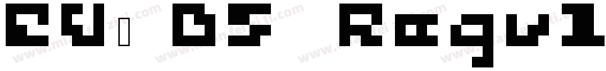 EU-B5 Regular字体转换
